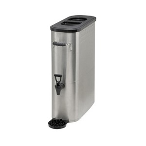 ICE TEA DISPENSER, 3 GLLN STAINLESS STEEL