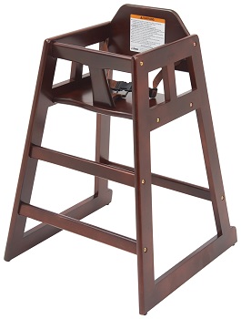 STACKING HIGH-CHAIR MAHOGANY